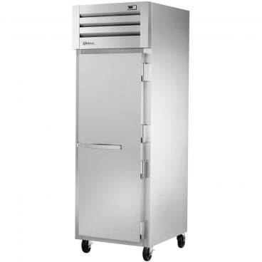 True STA1F-1S-HC Spec Series 1-Section 27 1/2" Wide Full-Height Solid-Door Insulated R290 Hydrocarbon Reach-In Freezer With Stainless Steel Exterior And Aluminum Interior, 115V