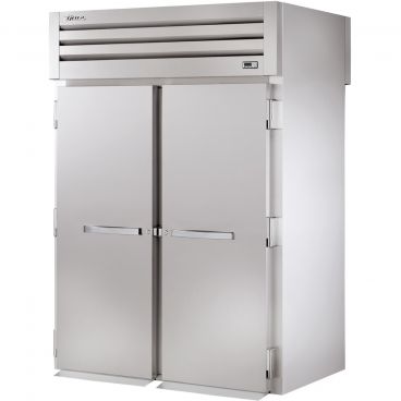 True STR2RRT-2S-2S Spec Series 2-Section 68" Wide Solid Front Door And Solid Rear Door Insulated Roll-Thru Refrigerator With Stainless Steel Exterior And Interior, 115V