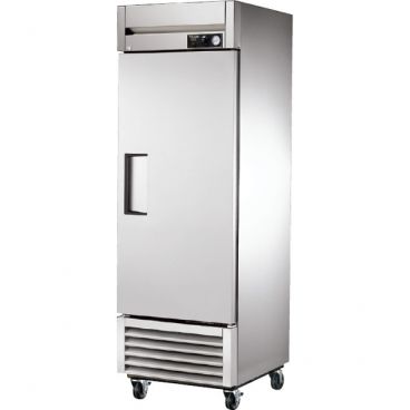 True TH-23 TH Series 1-Section 27" Wide Full-Height Solid-Door Insulated Reach-In Heated Holding Cabinet With Stainless Steel Exterior And Interior, 115V 850 Watts