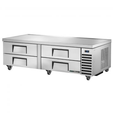 True TRCB-72 72-3/8 Inch Four Drawer Refrigerated Chef Base With R513 Refrigerant 115 Volt