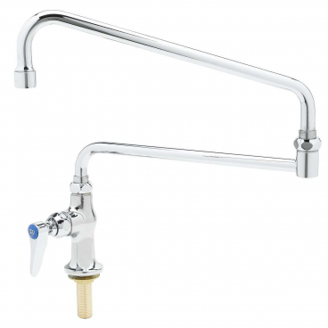 T&S Brass B-0319 Single Hole Deck Mounted Pantry Faucet With 24” Double-Jointed Swing Nozzle
