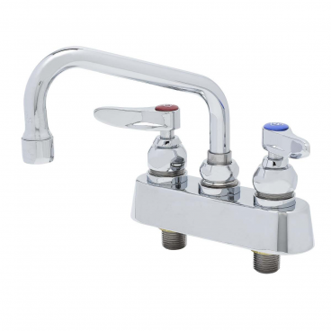 T&S Brass B-1100-M Master Pack 3-1/2” Center Deck Mounted Workboard Faucet With 6” Swing Nozzle And Eterna Cartridges