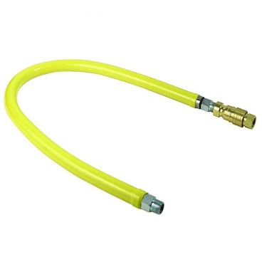 T&S Brass HG-4C-24 Safe-T-Link 24" Quick-Disconnect Gas Appliance Connector - 1/2" NPT