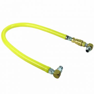T&S Brass HG-4F-36S Safe-T-Link 36" 2-Piece Quick-Disconnect Gas Appliance Connector with Swivel Links - 1-1/4" NPT