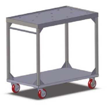 Carter-Hoffmann TT104 104-Tray Two Shelf Stacking Cart