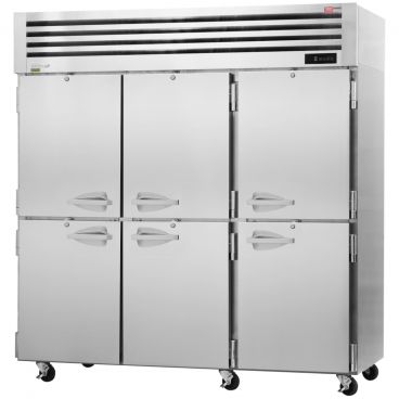 Turbo Air PRO-77-6F-N 77-3/4" Premiere PRO Series Top Mount Insulated Reach-In Freezer With 6 Solid Half-Doors With Locks, 74.66 Cubic Feet, 115 Volts