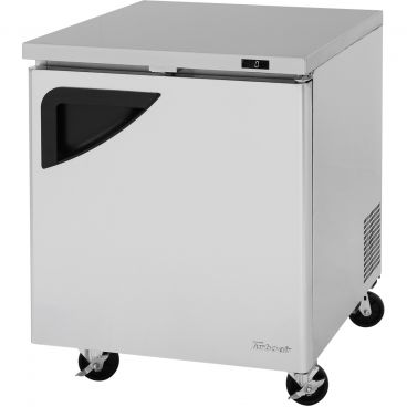 Turbo Air TUF-28SD-N Super Deluxe Series Insulated Rear-Mount Undercounter Freezer With 1 Solid Door, 6.8 Cubic Feet, 115 Volts