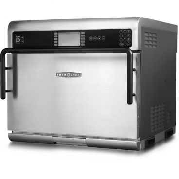 TurboChef I5 Ventless i5 Rapid Cook 28.1" Wide Countertop Stainless Steel Insulated Chamber Microwave / Impingement Oven With Standard Controls, 208-240V 3-phase 9500-11500 Watts