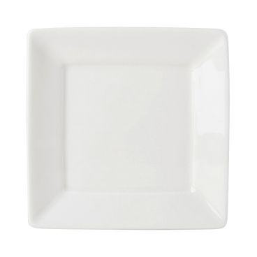 Tuxton ABU-002 Napa 6" Square Pearl White China Plate