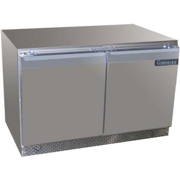 Continental Refrigerator SWF48N-U 48" Undercounter Freezer With 2 Solid Doors And 13.4 Cubic Foot Capacity, 115 Volts