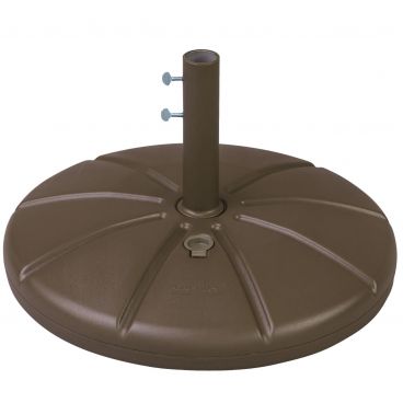 Grosfillex US602137 Bronze Mist 21 Inch Diameter Round Resin Table Umbrella Base