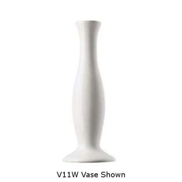 Hollowick V7W 4.75" High White Vase