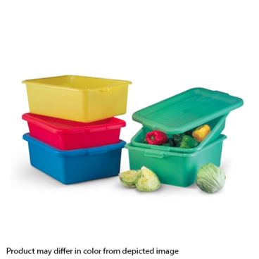 Vollrath 1501-C02 Red 5" Traex Color Mate Food Storage Box Combo Set With Standard Lid