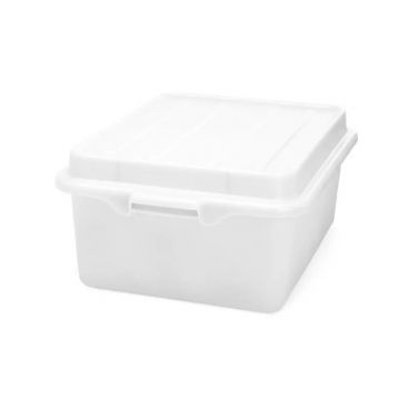 Vollrath 1501-C05 White 5" Traex Color Mate Food Storage Box Combo Set With Standard Lid