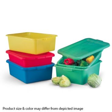 Vollrath 1507-C19 Green 7" Traex Color Mate Food Storage Box Combo Set With Standard Lid