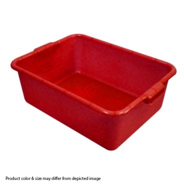 Vollrath 1535-C02 20" x 15" x 7" Traex Color-Mate Red Food Storage Drain Box Set with Snap-On Lid