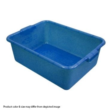 Vollrath 1535-C04 20" x 15" x 7" Traex Color-Mate Blue Food Storage Drain Box Set with Snap-On Lid