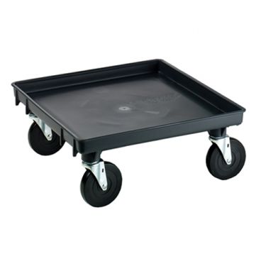 Vollrath 1697-06 21" x 21" Recycled Black Rack Master Single Stack Dolly Base