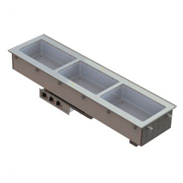 Vollrath 3664930 Short Side 3-Well Drop-In Hot Food Well, 208-240V