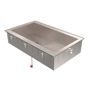 Vollrath 36654 Modular Drop-In 2-Pan Short Side Non-Refrigerated Cold Pan Food Well