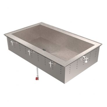 Vollrath 36657 Three Pan Short Side Non-Refrigerated Cold Pan Drop-In 