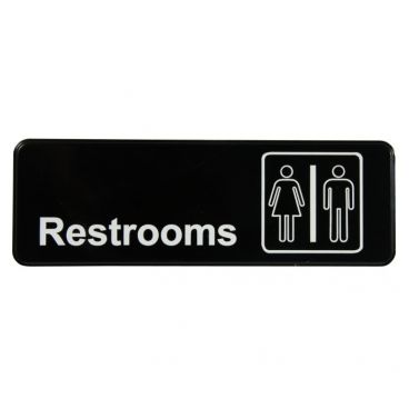 Vollrath 4517 3" x 9" Restroom Sign