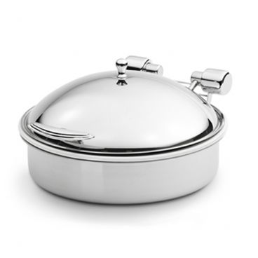 Vollrath 46123 6 Qt Stainless Steel Intrigue Solid Top Induction Chafer
