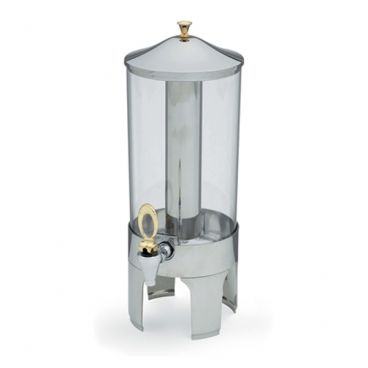 Vollrath 46280 New York, New York 2-Gallon Cold Beverage Dispenser with Brass Accents