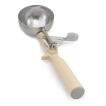 Vollrath 47141 Jacobs Pride 3.25 oz. Ivory #10 Disher