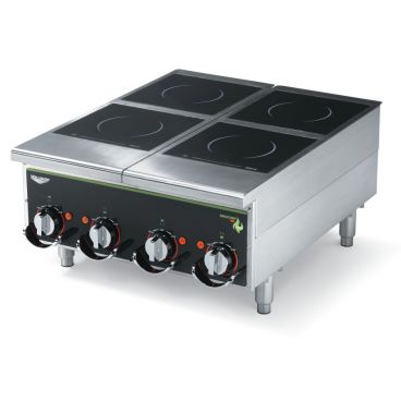 Vollrath 924HIMC Cayenne Heavy-Duty Four Hob Induction Hot Plate with Manual Controls