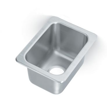Vollrath 101-1-1 Single Compartment Stainless Steel Drop-In Sink w/ 3-1/2" Drain