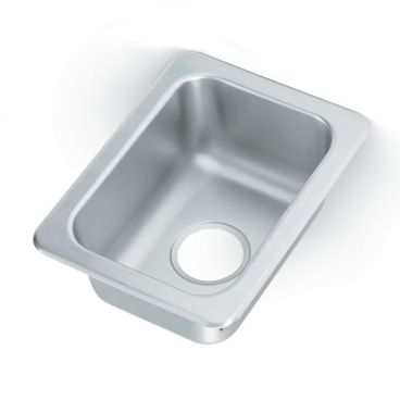 Vollrath 131-8 One Compartment Stainless Steel Drop-In Sink w/ 2'' Drain