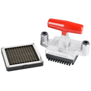 Vollrath 15060 Countertop 3/8" Dice Cut T-Pack With T-Handle, Pusher Block And Blade For Redco Instacut 3.5 Manual Fruit And Vegetable Dicer
