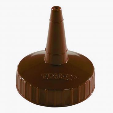 Vollrath 2813-01 Traex Brown Spout Cap for 8-32 Oz. Standard Mouth Squeeze Bottles