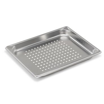 Vollrath 30213 Half Size Super Pan V Perforated Steam Table Pan / Hotel Pan, 1-1/4" Deep