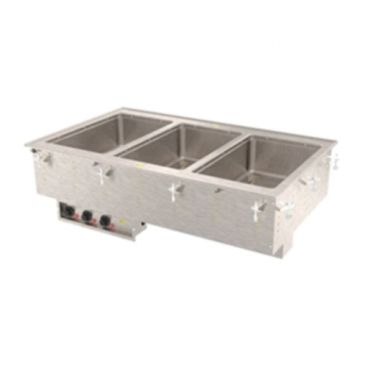 Vollrath 3640581 Drop-In 3-Well Manifold With Autofill 1000W Thermostatic Control Hot Food Well, 208-240V