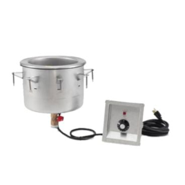 Vollrath 3646210 Modular Drop-In 7-Quart Soup Well with Thermostatic Controls, 120V