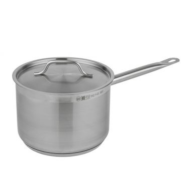 Vollrath 3803 Stainless Steel Optio 4 Quart Sauce Pan with Lid