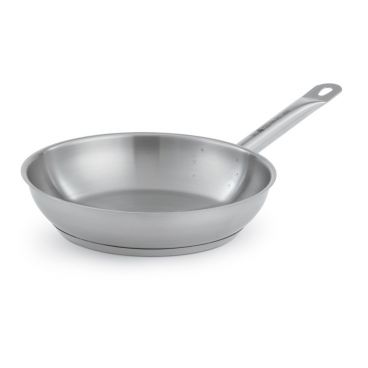 Vollrath 3809 Stainless Steel Optio 9 1/2" Fry Pan with Natural Finish