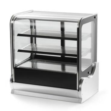 Vollrath 40863 48" Cubed Glass Refrigerated Countertop Display Cabinet