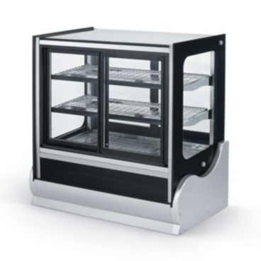 Vollrath 40887 Countertop Refrigerated 48" Cubed Glass Display Cabinet, Self Serve