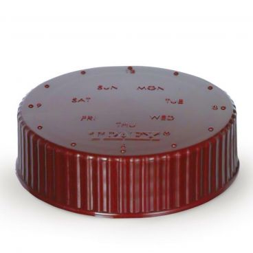 Vollrath 4902-02 Traex Dripcut Wide Mouth Red Date Indicator Storage Lid