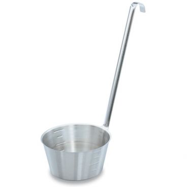 Vollrath 58700 Stainless Steel 1 qt Dipper Ladle With 12" Hooked Handle