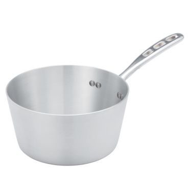 Vollrath 67303 Aluminum Wear Ever Tapered 3 3/4 Qt. Sauce Pan with Natural Finish and Plated Handle