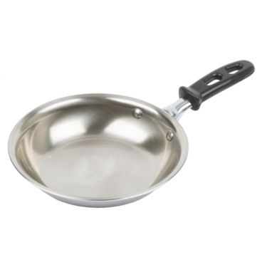 Vollrath 69807 Stainless Steel Tribute 7" Three Ply Fry Pan with TriVent Silicone Handle