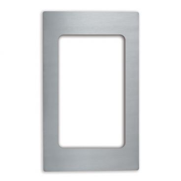 Vollrath 8240514 Miramar Single Well Stainless Steel Plain Template for 1 Rectangle Pan