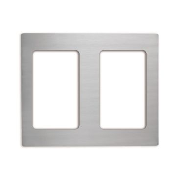 Vollrath 8250214 Miramar Double Well Plain Edge Template for 2 Rectangle Pans