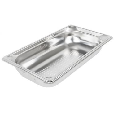 Vollrath 90323 1/3 Size Super Pan 3 Steam Table Perforated Pan, 2 1/2" Deep