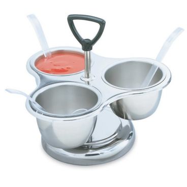 Vollrath 99637 Three-Way 10-Ounce Stainless Steel Revolving Server