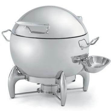 Vollrath T3633 D-Lux 11 Qt. Round Stainless Steel Soup Chafer